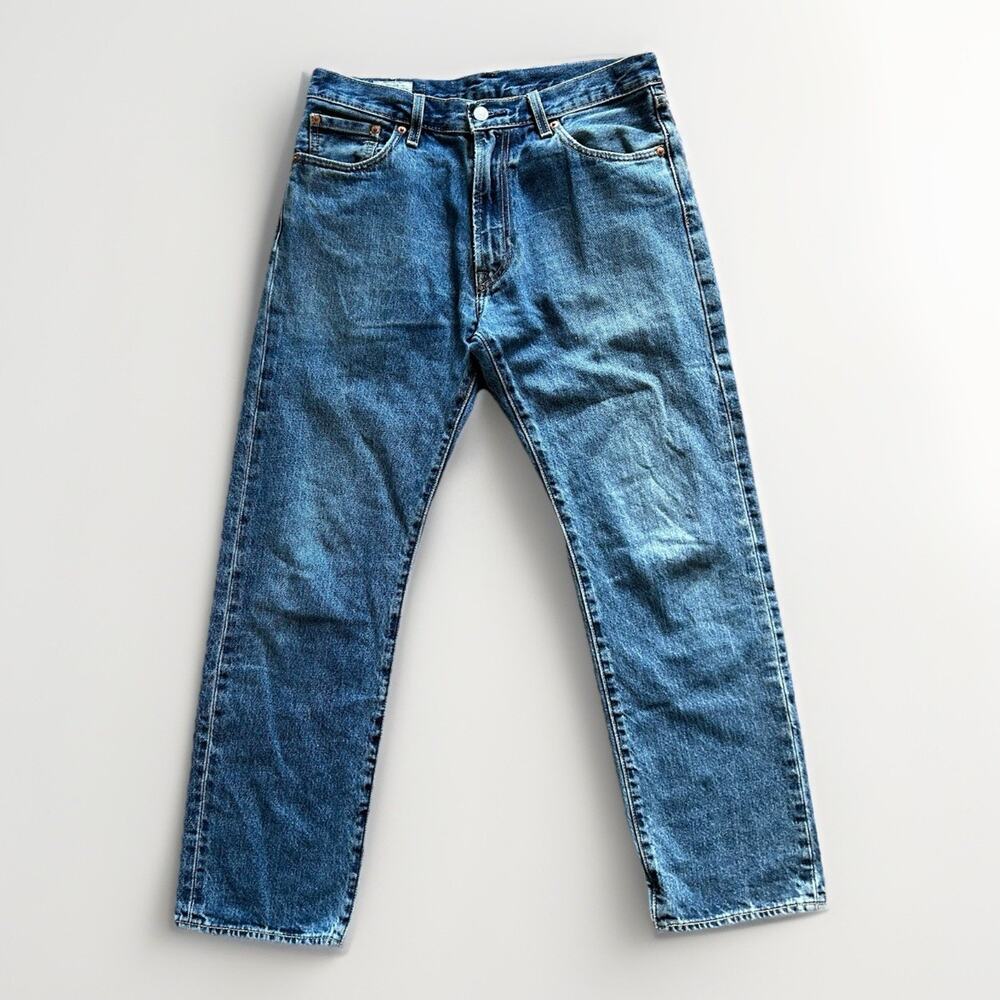 Levi's 551Z Authentic Straight Fit Jeans Mens 30x30 Big E Medium Wash 24767-0011